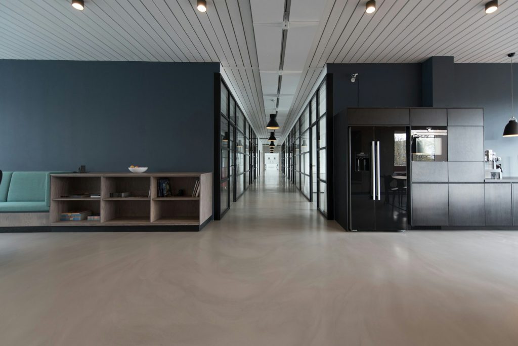 A bright, modern open-plan office